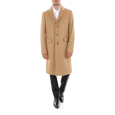 Shop Burberry Single Breasted Trench Coat In Brown
