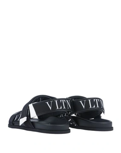 Shop Valentino Sandals In Black