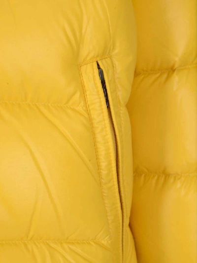 Shop Moncler Maya Down Jacket In Yellow