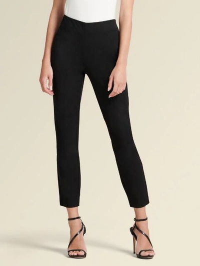 Shop Donna Karan Women's The Icon - Cropped Straight-leg Pant - In Black