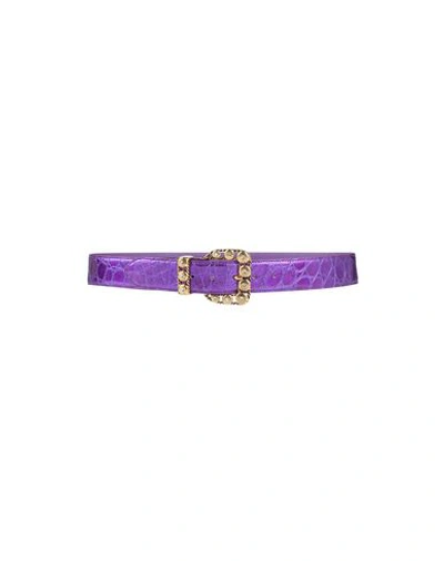 Shop Nanni Regular Belt In Purple
