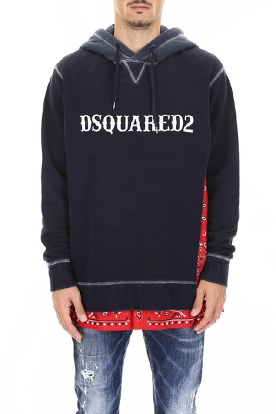 Shop Dsquared2 Bandana Hoodie In Multi