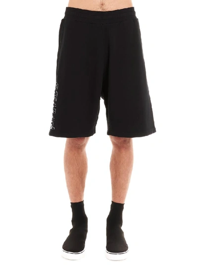 Shop Givenchy Logo Printed Track Shorts In Black