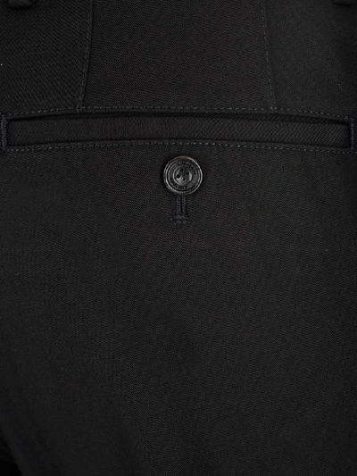 Shop Burberry Classic Slim Fit Chino Pants In Black