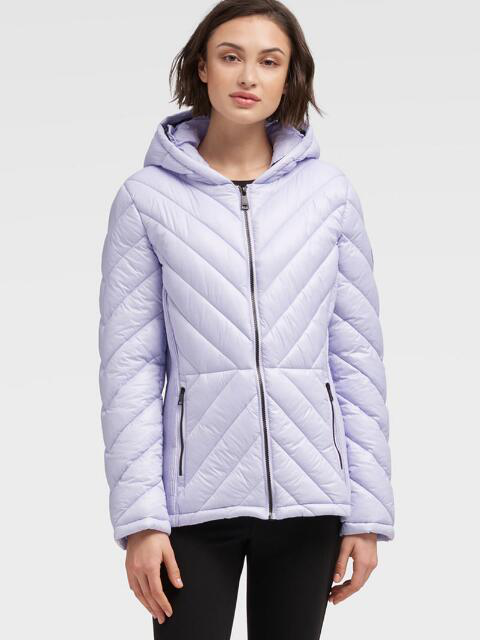 donna karan puffer coat