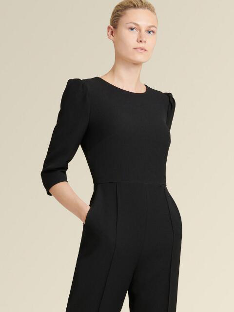 donna karan black jumpsuit