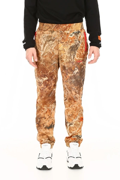 Shop Heron Preston Printed Trousers In Multi