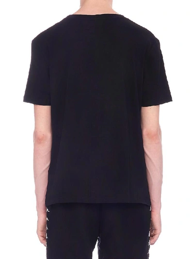 Shop Faith Connexion Chest Print T-shirt In Black