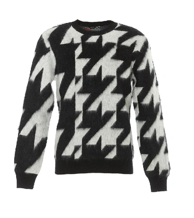 Shop Alexander Mcqueen Patterned Crewneck Sweater In Multi