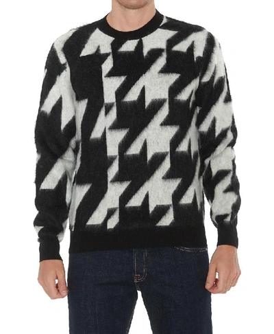 Shop Alexander Mcqueen Patterned Crewneck Sweater In Multi