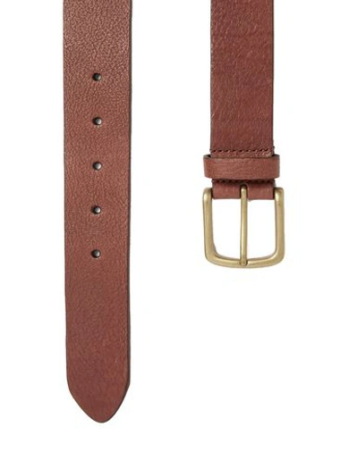 Shop Anderson's Leather Belt In Cocoa