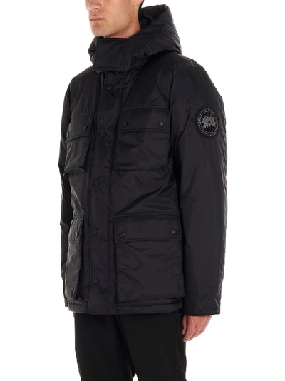 Shop Junya Watanabe Man X Canada Goose Car Coat In Black