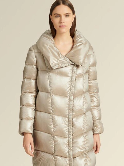 Donna Karan Asymmetrical Down Fill Puffer Parka In Thistle | ModeSens