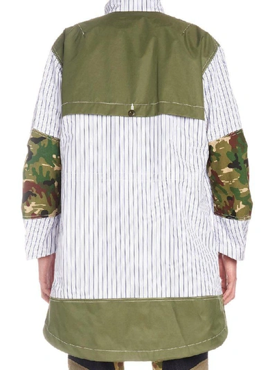 Shop Junya Watanabe Patchwork Parka In Multi