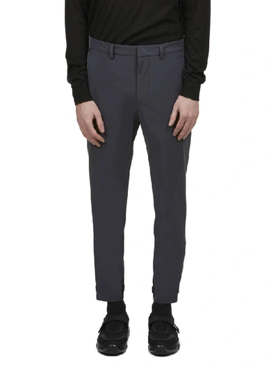Shop Prada Tailored Trousers In Navy