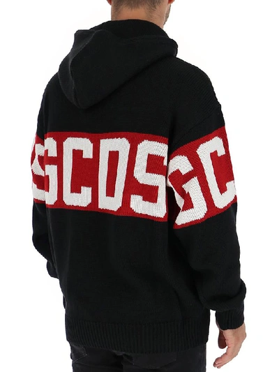 Shop Gcds Logo Hoodie In Black