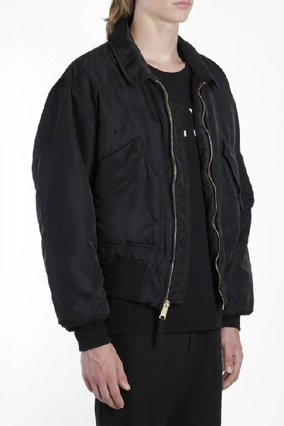 Shop Alyx 1017  9sm X Alpha Industries Bomber Jacket In Black