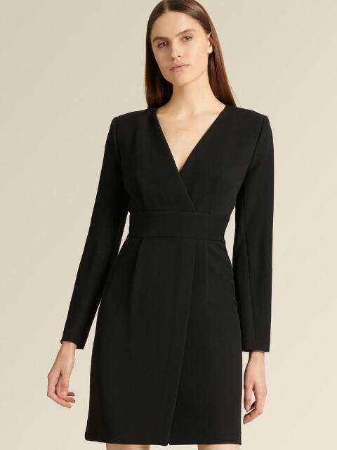 donna karan wrap dress