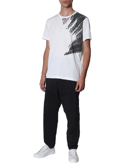 Shop Stone Island Shadow Project Printed T In White