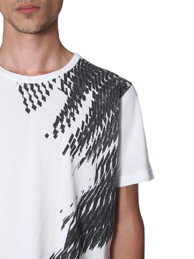 Shop Stone Island Shadow Project Printed T In White