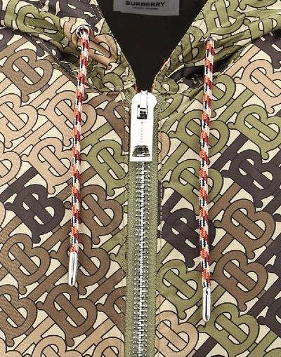 Shop Burberry Monogram Print Camouflage Jacket In Multi