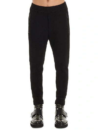 Shop Dsquared2 Logo Track Pants In Black