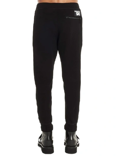 Shop Dsquared2 Logo Track Pants In Black