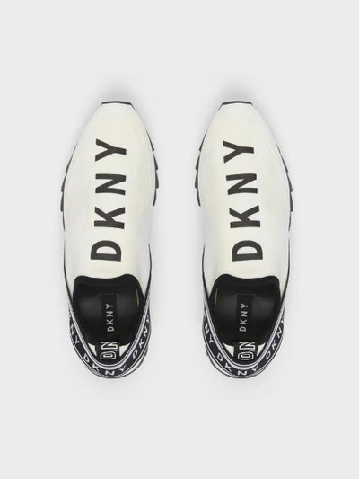 Shop Donna Karan Abbi Slip-on Sneaker In White