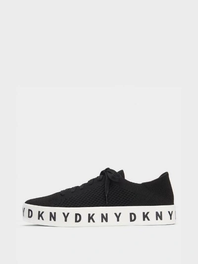 Shop Donna Karan Banson Platform Sneaker In White