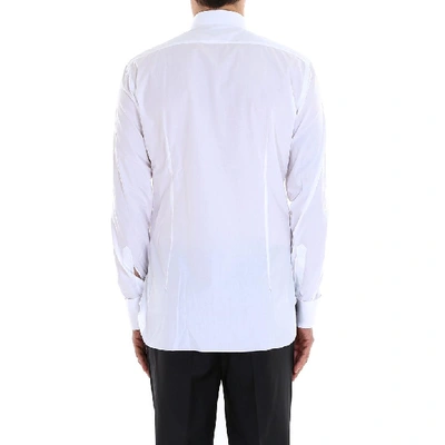 Shop Barba Slim Fit Shirt In White