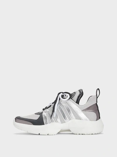 Dkny Lynzie Sneakers, Created For Macy's In Silver/black | ModeSens