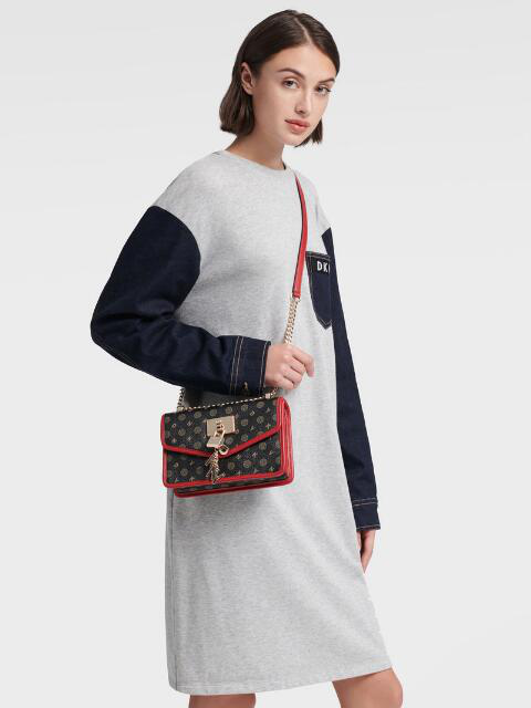 dkny elissa small flap crossbody