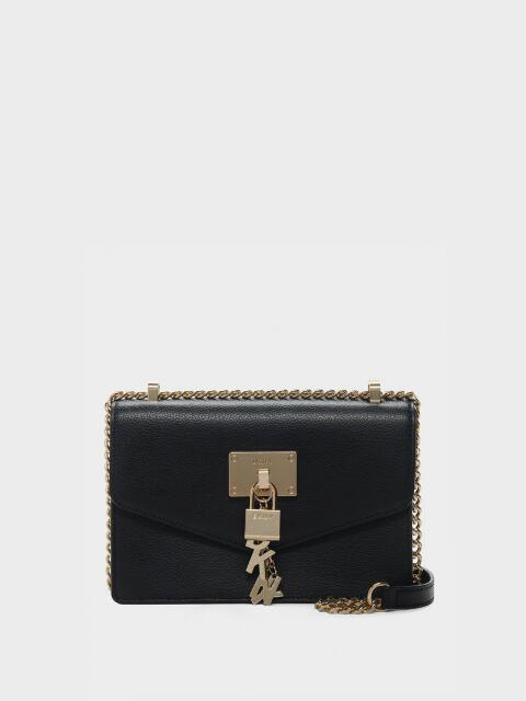 elissa pebbled leather shoulder bag