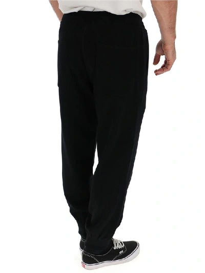 Shop Issey Miyake Slim Fit Jogging Pants In Black