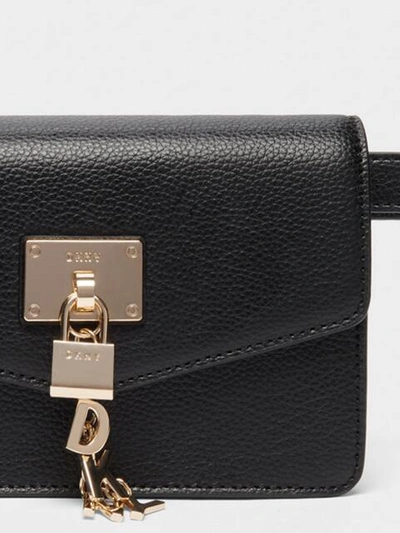 Shop Donna Karan Dkny Women's Elissa Belt Bag - In Black/gold