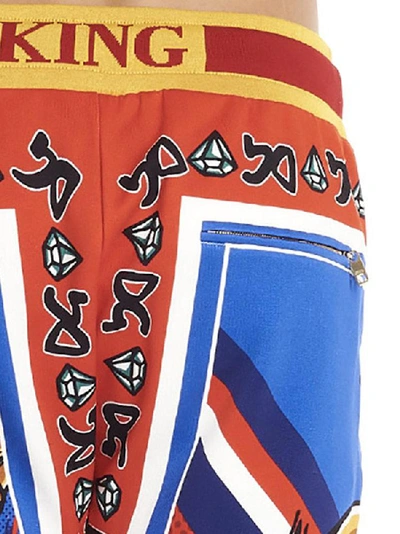 Shop Dolce & Gabbana Graphic Print Track Trousers In Multi