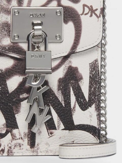 DKNY Elissa Graffiti Logo Pebble Charm Crossbody, Created for