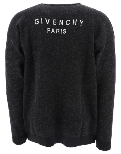 Shop Givenchy Lion And Pegasus Logo Sweater In Black