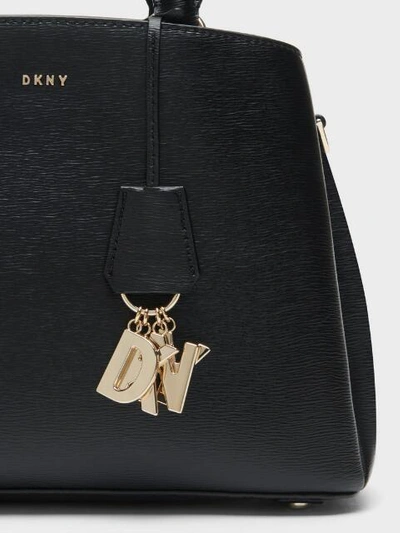 Dkny Paige Medium Satchel Black/Gold One Size