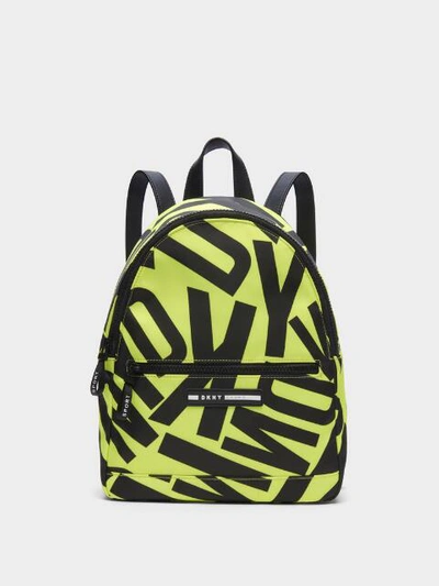 Shop Donna Karan Dkny Women's Nora Logo Backpack - In Zest