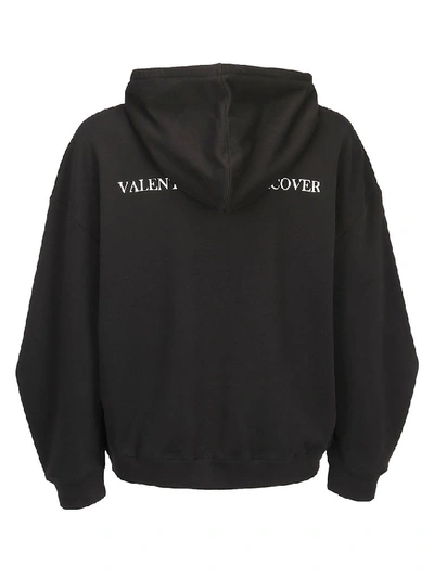 Shop Valentino X Undercover Printed Hoodie In Black
