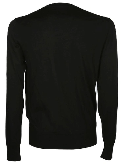 Shop Dolce & Gabbana Crewneck Knitted Jumper In Black