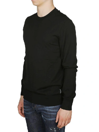 Shop Dolce & Gabbana Crewneck Knitted Jumper In Black