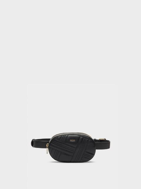 dkny belt bag black