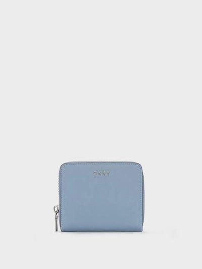 Shop Donna Karan Bryant Small Leather Zip-around Wallet In Iconic Blush