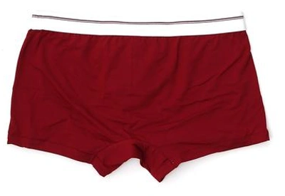 Shop Dolce & Gabbana Underwear Logo Crown Boxer Shorts In Red