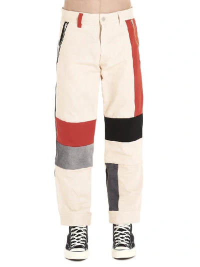 Shop Diesel Red Tag Patchwork Jeans In Multi