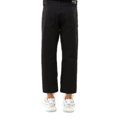 Shop Balenciaga Cropped Wide In Black