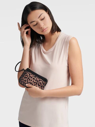 Shop Donna Karan Dkny Women's Item Wristlet - In Printed Leopard