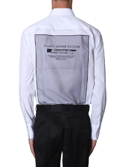 Shop Givenchy Back Print Shirt In White